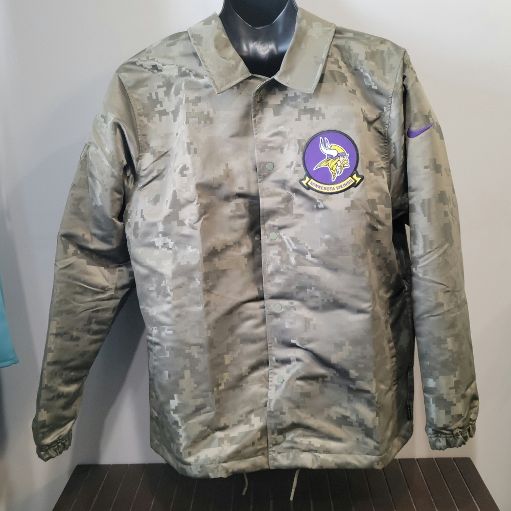 NWOT Salute To Service Minnesota Vikings Jacket